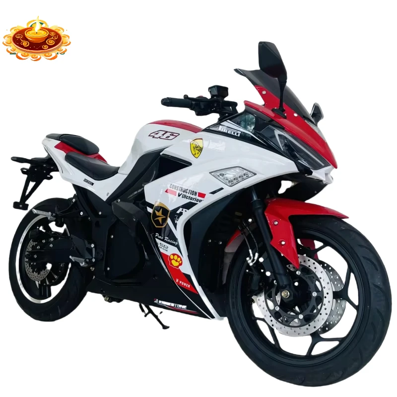 

SXLL Factory Priced New 72V 3000W Moto Electrica Sportbike Central Racing Motorcycles Chopper Battery Life120 km/h Speed