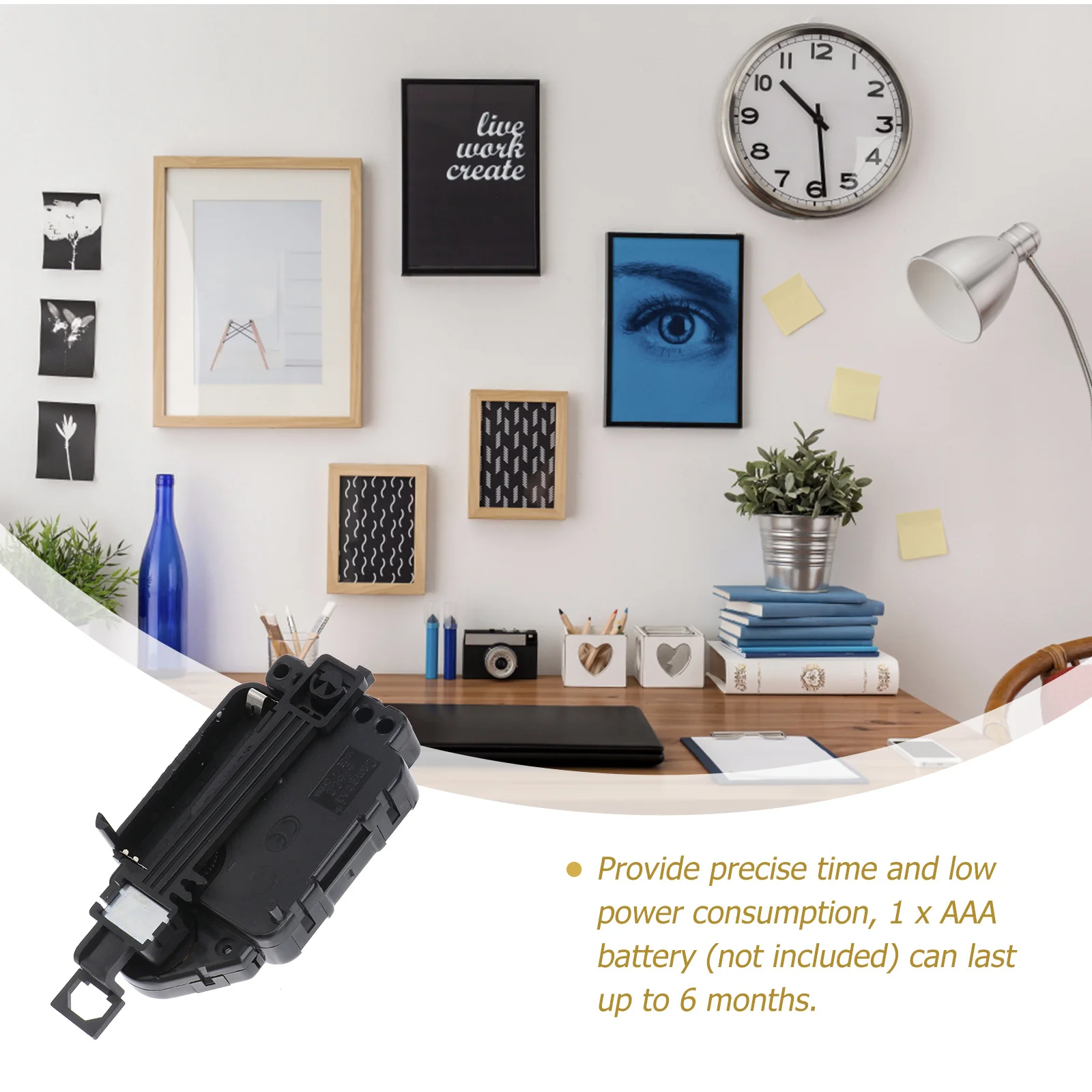 

Silent Sweep Pendulum Movement 1.5V Operated Clock Mechanism For Wall Clocks Replacement Parts Pendulum Clock