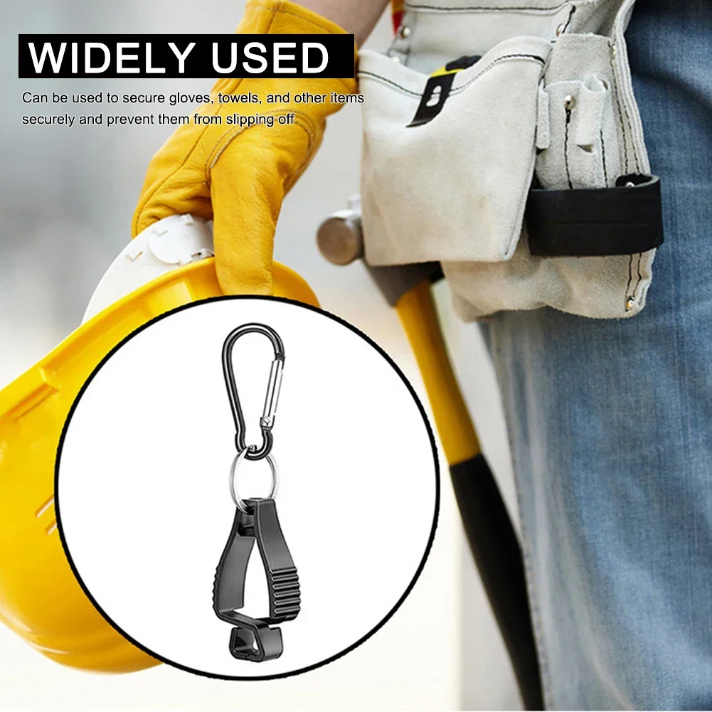 Outdoor Protective Gloves Clip Hanger Multi-purpose Safety Work Gloves Holder Anti-drop Glove Belt Clamp for Worker Construction