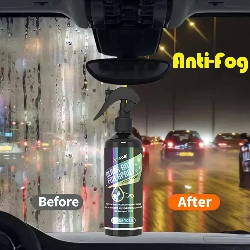 Spray antiniebla Aivc, revestimiento antiniebla para parabrisas de coche, espejo de conducción de vidrio, gafas, ventana, evita empañamiento, detalles de automóviles