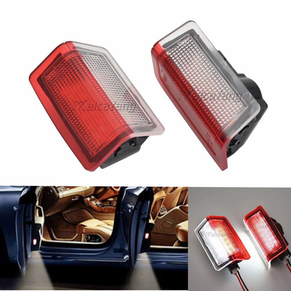 2PCS Car LED Door Welcome Light For Mercedes-Benz W176 W246 W204