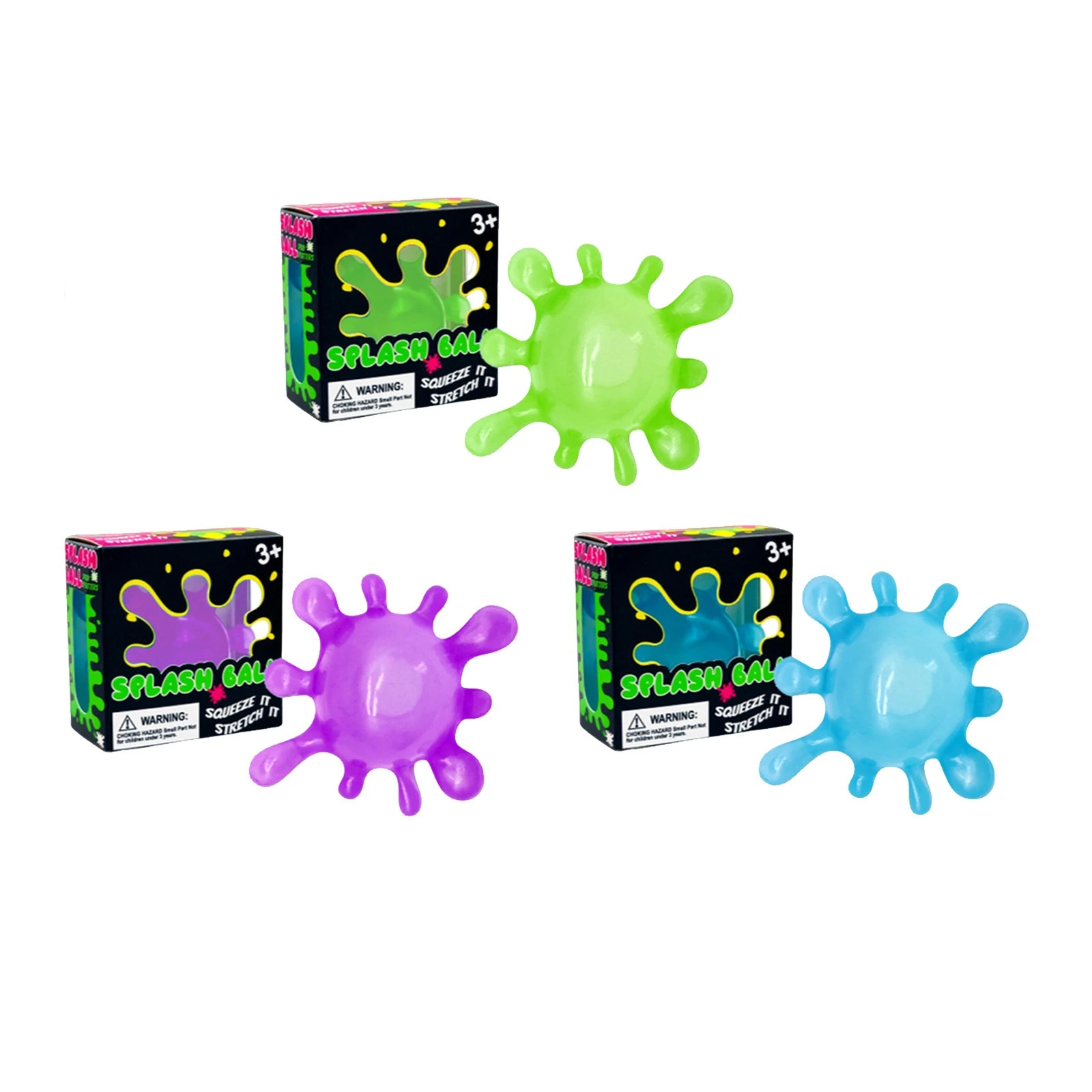 

Water Splash Shape Squishy Ball Stress Relief Toy Slow Rising Soft Non-Sticky Portable Cute Fidget Blind Box