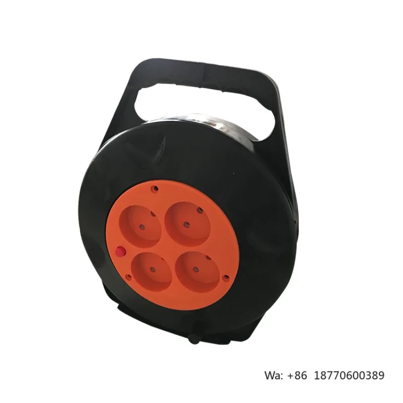 HAOYONG Factory Price Mini Spring Heavy Duty Extension Cable Reel Extension Cable Socket for Retractable Extension Cords Holland