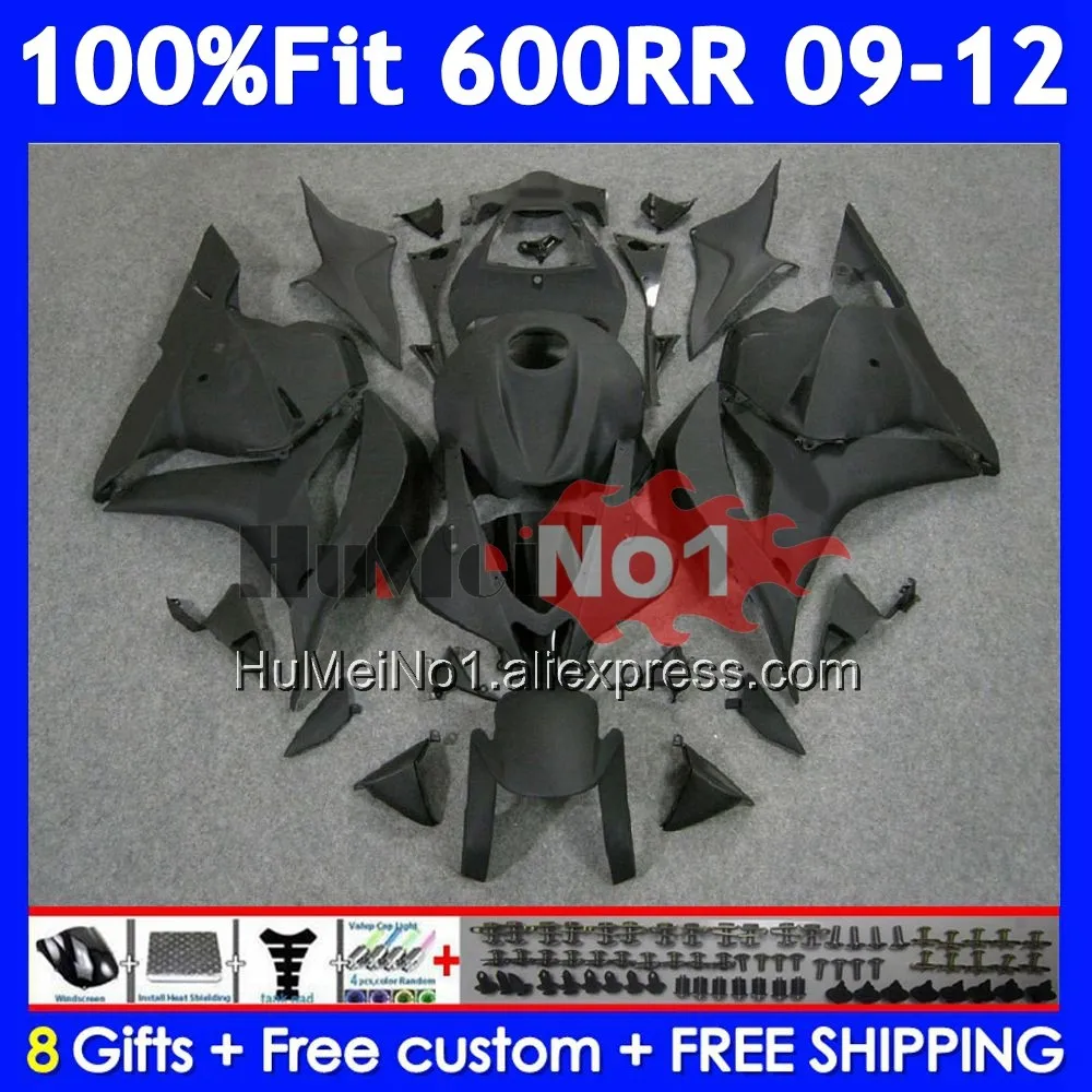 Injection For HONDA CBR600RR CBR 600 RR CC 600RR 600CC 43No.16 CBR600 RR 2009 2010 2011 2012 F5 09 10 11 12 Matte black Fairing