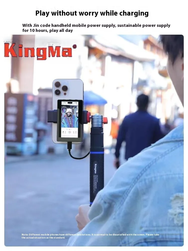 Kingma-電話リアカメラを使用した磁気スクリーン、VL-PH01スマートフォン、vlog selfieモニター、iPhone用ライブストリーム