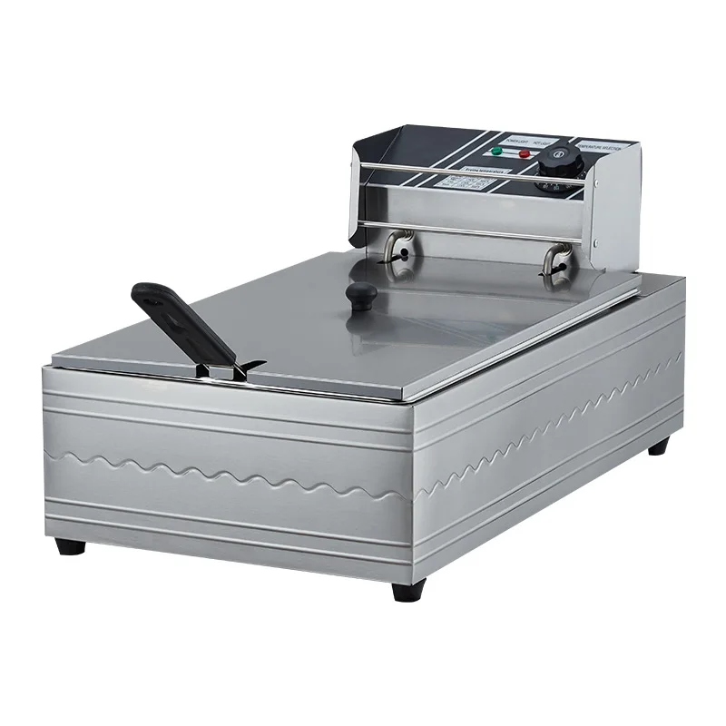 Commercial electric fryer European, British and American plug-in cross-border OEM horizontal bar fryer Electric fryer Fried