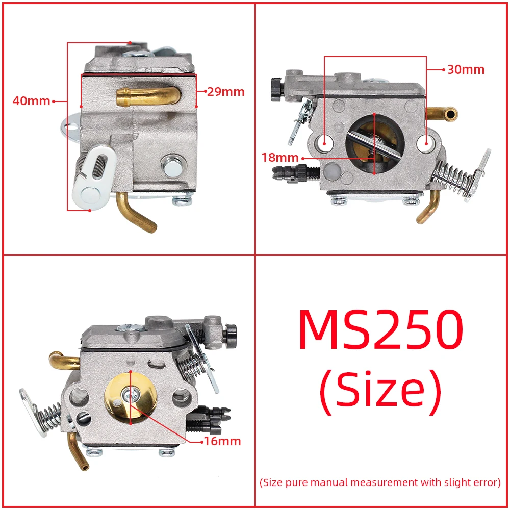 For Stihl MS210 MS230 MS250 MS 210 230 250 Chainsaw Carburetor Carb Replaces Zama C1Q-S76 1123-120-0603