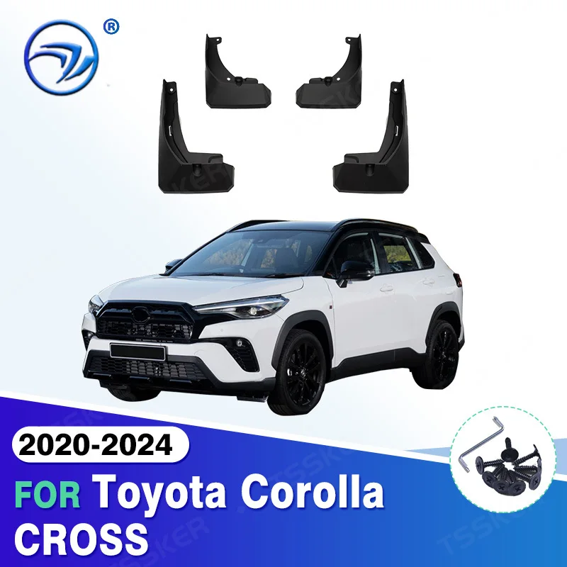 For Toyota Corolla CROSS 2020 2021 2022 2023 2024  Mudguard Mud Flaps Guard Splash Flap Mudguards Fender Car Accessories