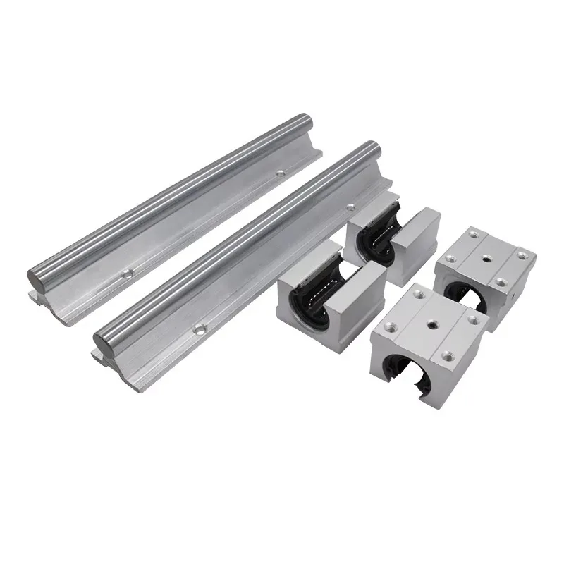 Szyna liniowa z serii SBR, aluminiowa szyna wsporcza, prowadnica liniowa, szyna prowadząca wał SBR16 100MM-4000mm, średnica wału 16mm do CNC