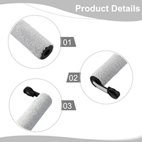 Long lasting and Easy to Install Replacement Roller Brush for Ultenic for AC1 for Elite Wet Dry Vacuum Cleaner