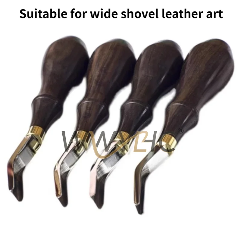 Leather Skiving Shovel & Trimming Tool for DIY Leather Craft Hand Sewing