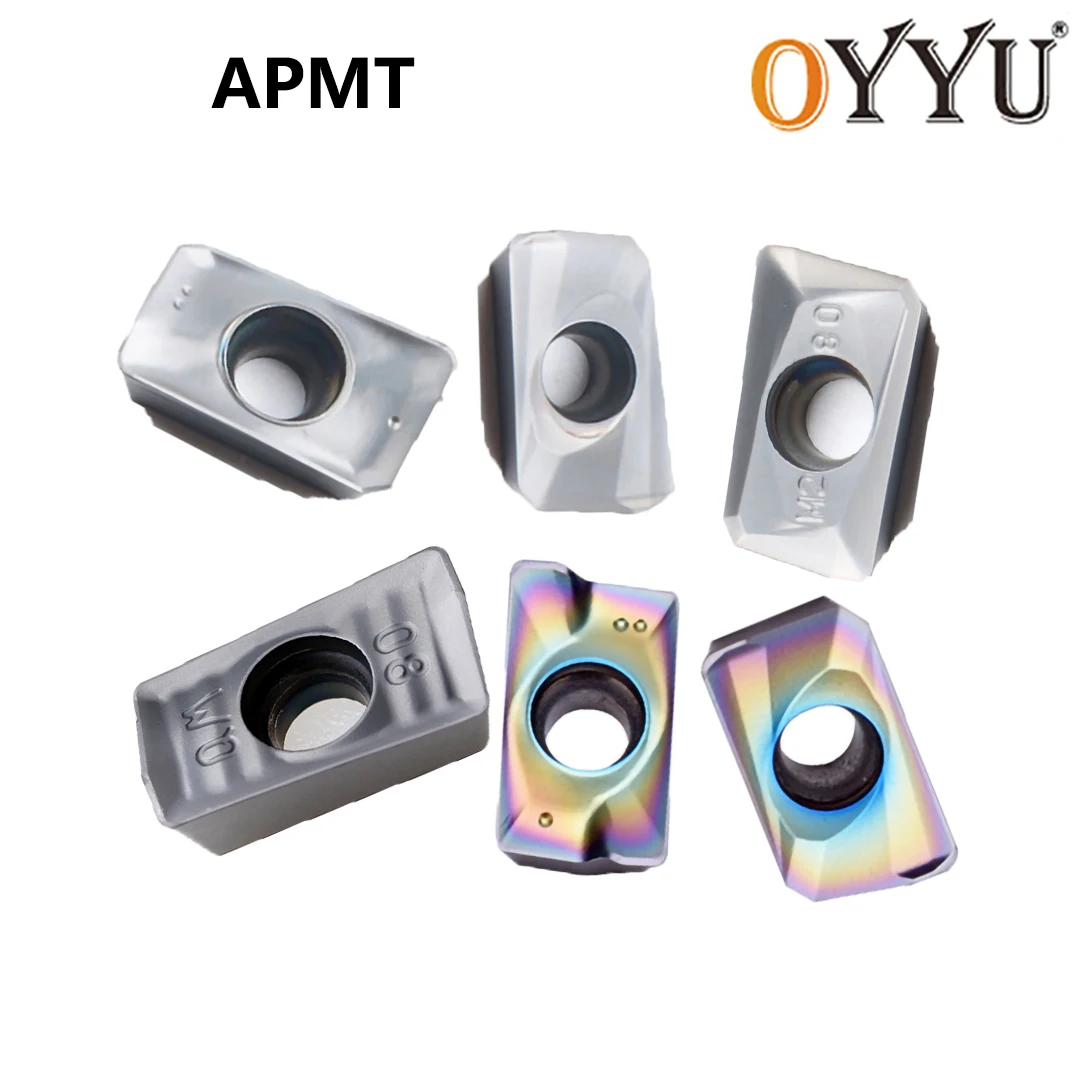 OYYU APMT1135PDER APMT1604PDER APMT1605PDER APMT1605PEER H2 M2 QM XM Milling Inserts Turning Tools APMT1135 APMT1604 APMT1605