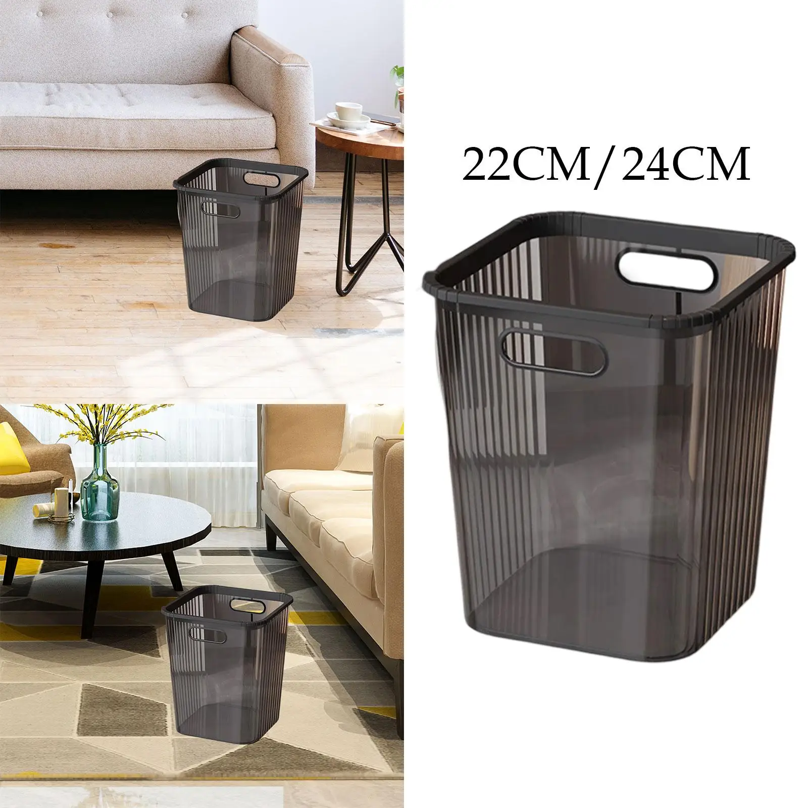 

Garbage Container Living Room Trash Wastepaper Basket Bedroom Trash Can Waste Bin for Kitchen Bathroom Kids Room Office Bedroom