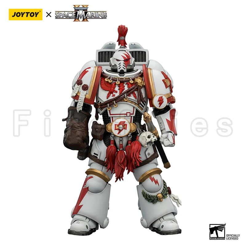 

[Pre-Order]1/18 JOYTOY Action Figure 40K Game Edition White Scars Assault Intercessor Champion Thunder Hammer Bolt Pistol Anime
