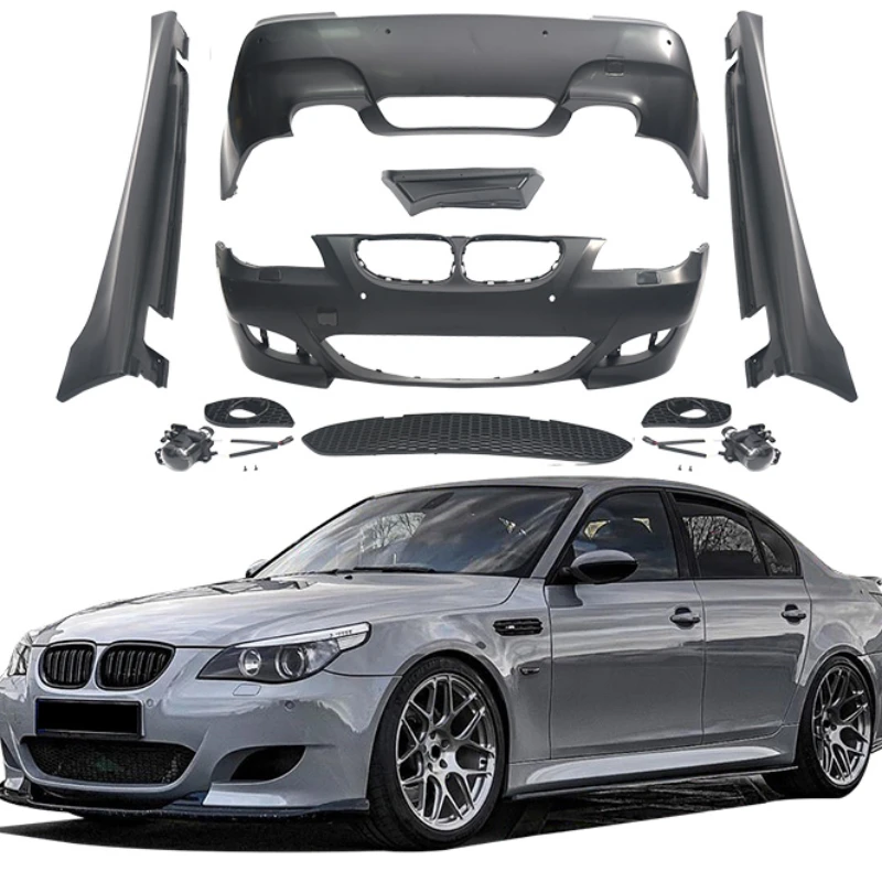 E60 M5 Car Body Kit For BMW 5 Series Front Bumper Rear Bumper For PP Material Fit Body Kit Bumper