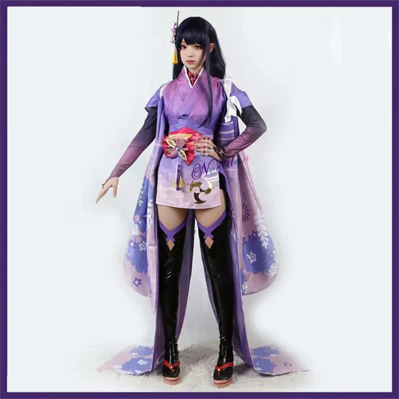 Disfraz De Cosplay De Shogun Raiden Ei Makoto Beelzebul De Genshin Impact 2026, Zapatos De Cosplay De Baal, Peluca, Kimono, Vestido De Sirvienta Para Mujer, Halloween 3Phcl — -46%, 24.64€ Coupon, from 27.79€ – 46% descuento – €27.79