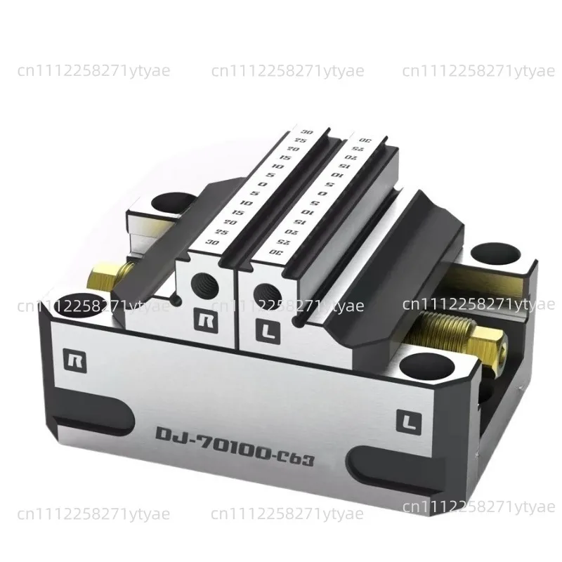 4-5 Axis Self-Centing Vise Fixture DJ-70100D Compatible with 5-Axis Zero-Point Self-Centering Vise