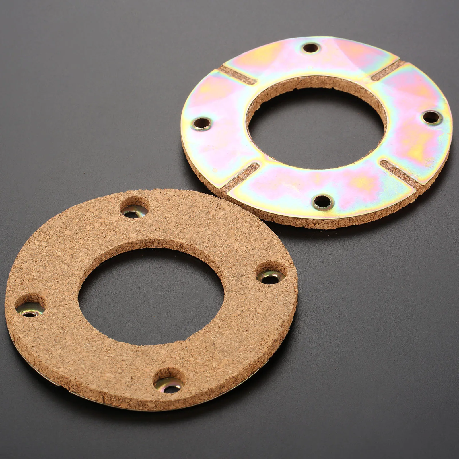 2 Pcs Metal Industrial Sewing Machine Motor Friction Clutch Plate Sewing Machine Clutch Motor Brake Pad 12cm/120mm Outer Dia