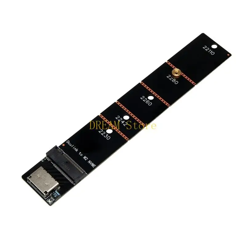 SFF-8612 to M-Key M.2 Bridge Board, PCIe Four Lane Card for 2230 2242 2260 2280 22110 Drive Storage Expansion and Desktop