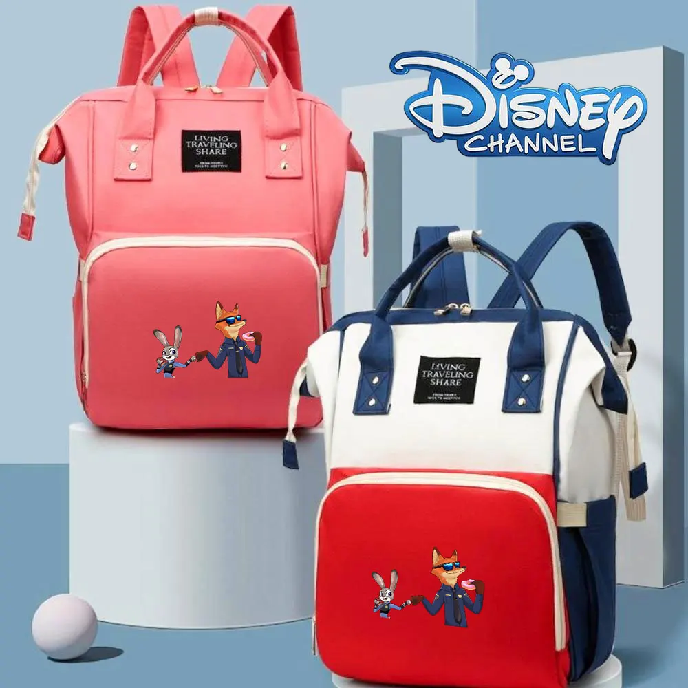 

Chic Zootopia Nylon Diaper Backpack, Modern Design for Stylish Moms Who Need Function and Fashion