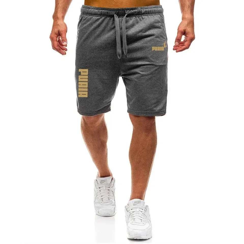 2024 Summer New Drawstring Shorts Men Casual Jogger Sweathshorts Workout Gym High Quality Shorts DK10001