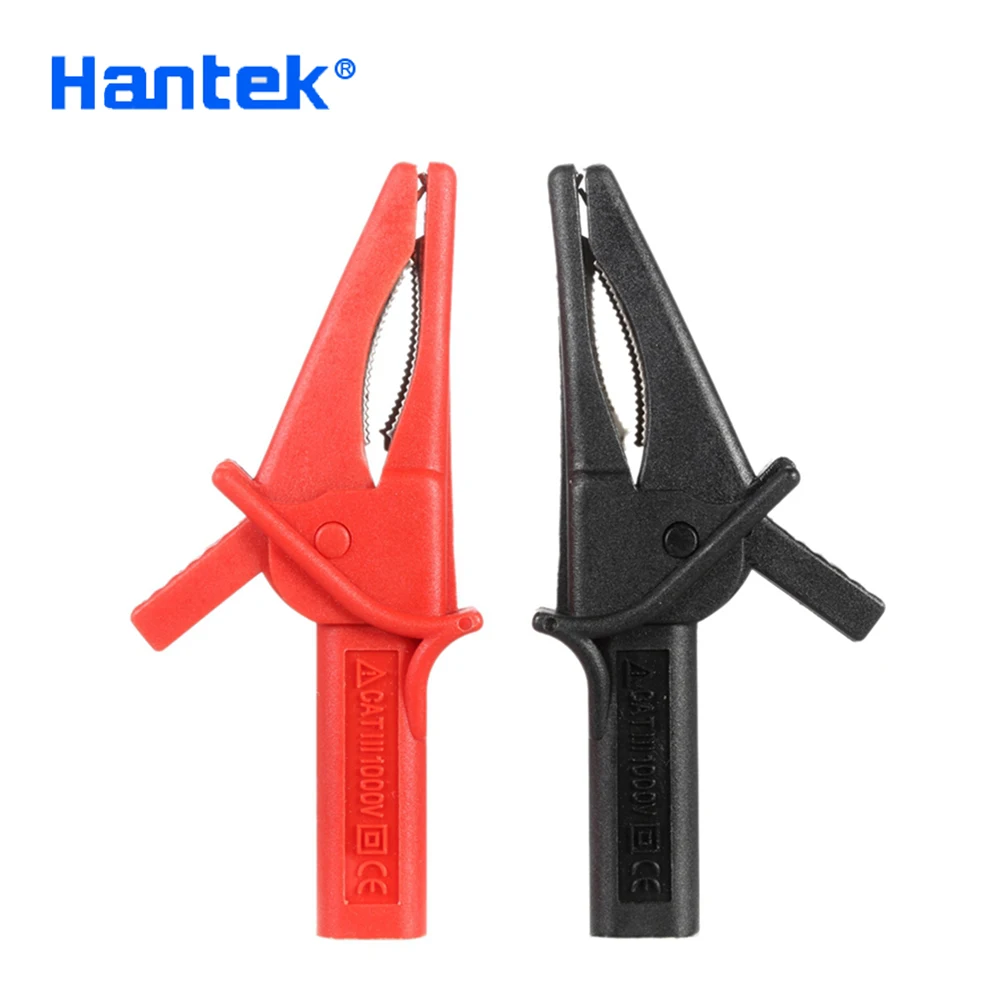 Hantek HT18A Crocodile Clip Large Dolphin Electric Gator Clip 4mm For Digital USB Oscilloscope Automotive Tools Accessories