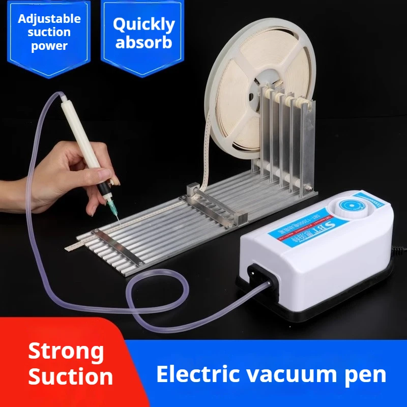Manual Placement Machine, Electric Suction Pen, Vacuum Pen IC Suction Pen, Five-slot Feeding Rack, Strong Type