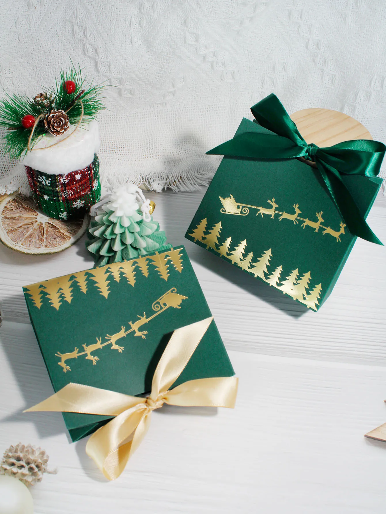 علب هدايا حلوى الكريسماس ، علبة حلوى ، ديكور للمنزل ، زخرفة الكريسماس ، هدية العام الجديد ، ، ، من #5