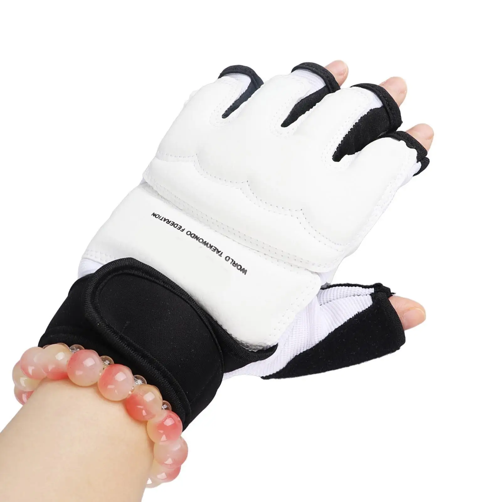 Stylish Adjustable Boxing Gloves for Sparring & for workout - Comfortable Half Finger Hand Protection for punching Bag