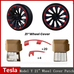 21 Inch Wheel Cover Rim Patch For Tesla Model Y 2021-2024 21