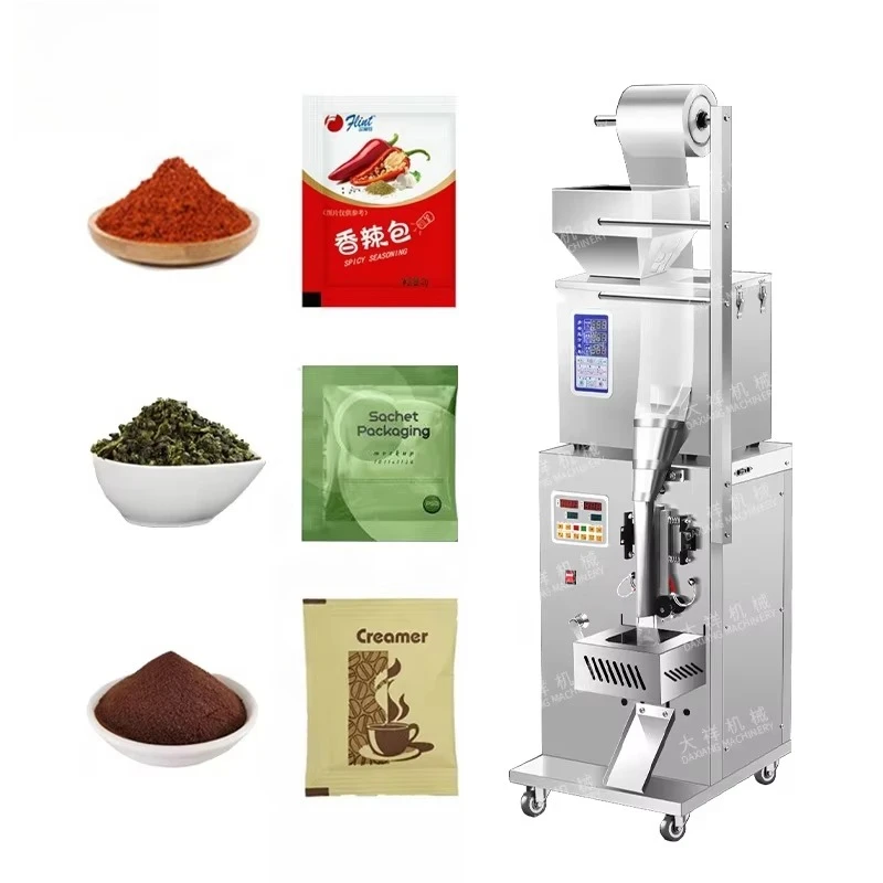 Small Multi-Purpose Home Packaging Food Spice Sugar Sachet Powder Filler Packing Machine