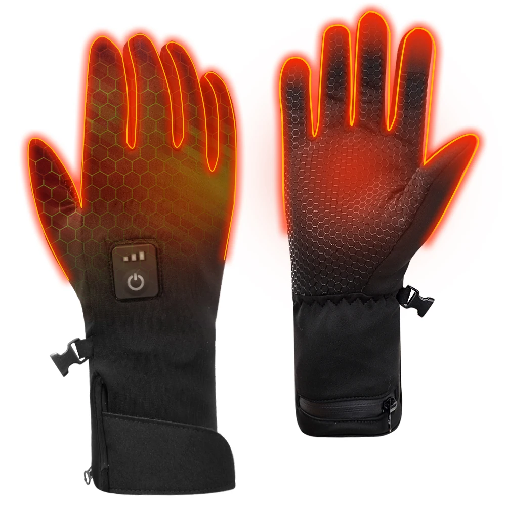 

Electric Heated Winter Gloves, Up to 8 Hours Battery Life for Outdoor Work, Skiing and Cycling
