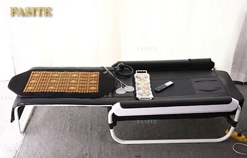 Foldable Korea Spine Body Massager S-Ceragem Master V3 V4 V6 Jade Roller therapy Bed with thermal jade mat infrared massage bed