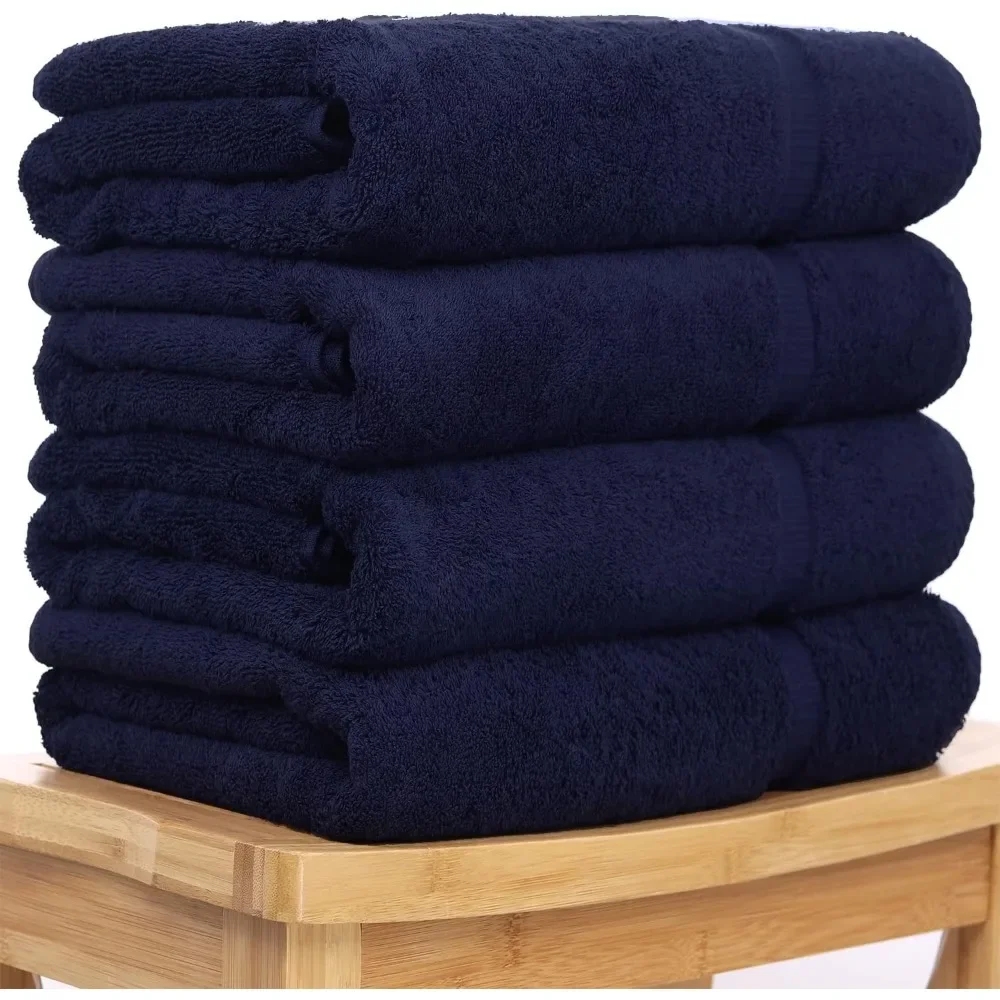 

Fast drying 100% Türkiye cotton 700 GSM Super absorbent, environmental protection towel, bath towel set 27 X 54, a set of 4