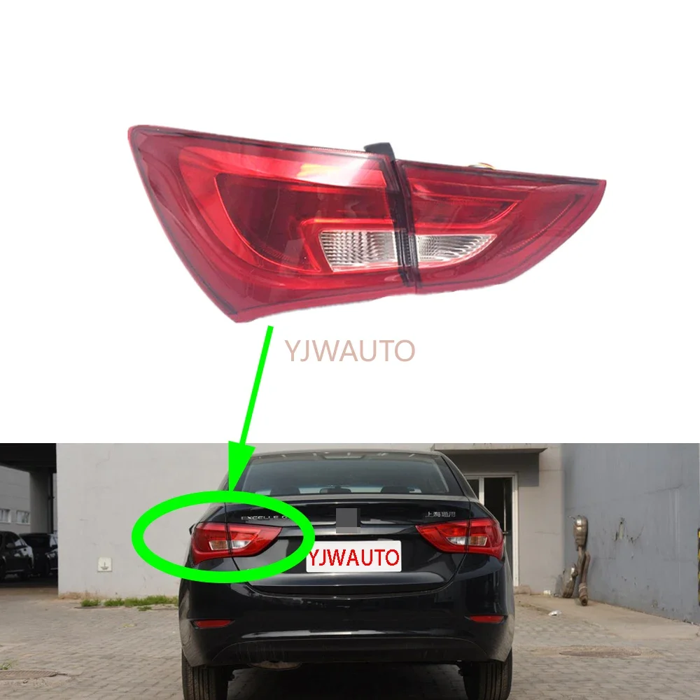 

Для Buick Excelle GT 2015 2016 2017, задний фонарь автомобиля в сборе, задний фонарь, автоматический задний фонарь, стоп-сигнал, указатель поворота, фонарь заднего хода