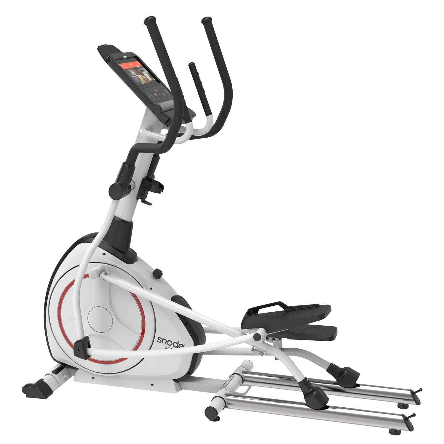 2023 New High-quality Front Wheel Drive Large-size Elliptical Machine Electric Steel White Unisex Cadio Training