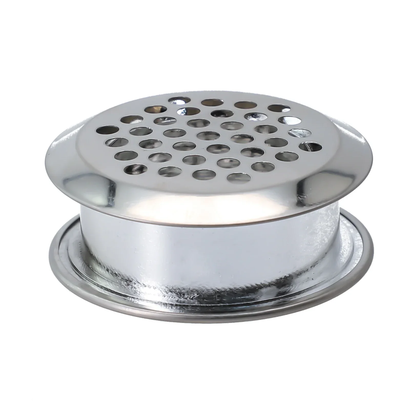 2pcs Air Vent Grille Air Vent Grille Ventilation Plugs Cabinet Metal Ventilation Plugs Stainless Steel Exterior