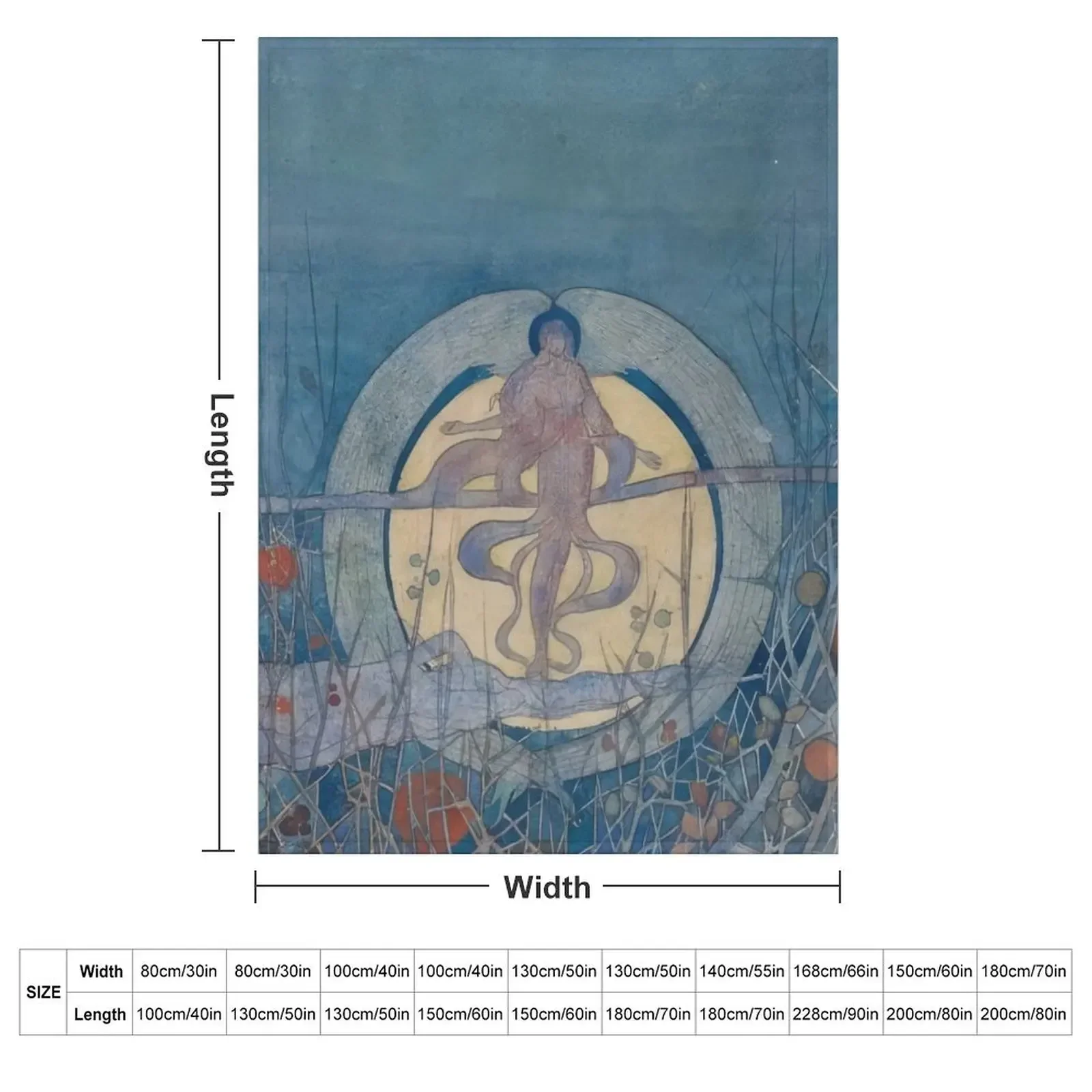 charles rennie mackintosh art nouveau, paintings, artwork, prints Throw Blanket Softest Weighted Luxury Luxury Throw Blankets