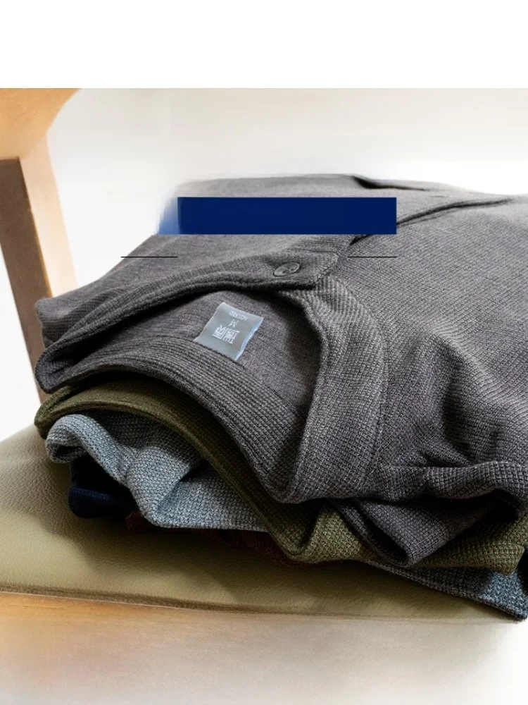 

Long Sve T-irt for Dad Autumn Faionable Urban Sle Breathable Sweat Absorbent Soft Comfortable Large Size Men's Clothing