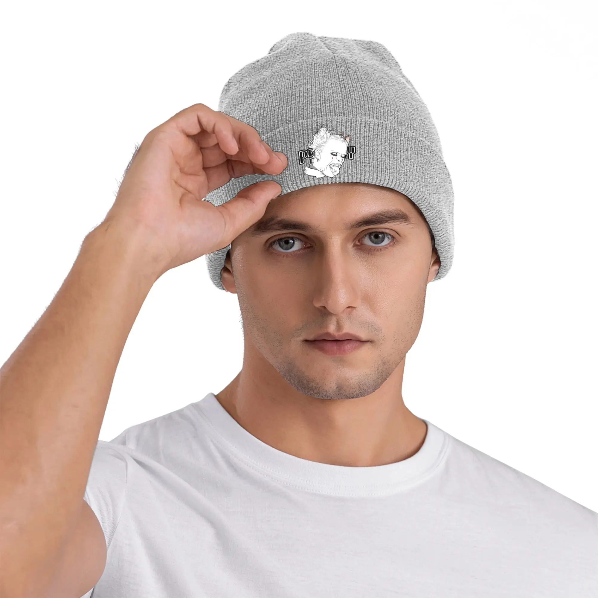 The Prodigy Band Winter Skullies Beanies Hat Warm Autumn Knitted Hats Bonnet Caps for Women Men
