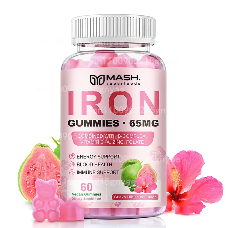 

Iron Supplement, Suitable for Both Men and Women, 60 Capsules