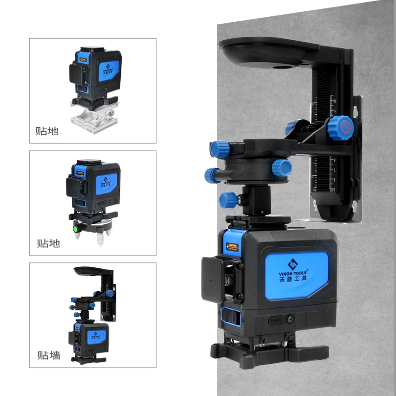 

12-Wire Green Light Level Meter, Wall-to-ground Slash Laser Meter, High-precision Strong Light Fine Line Measurement Tool