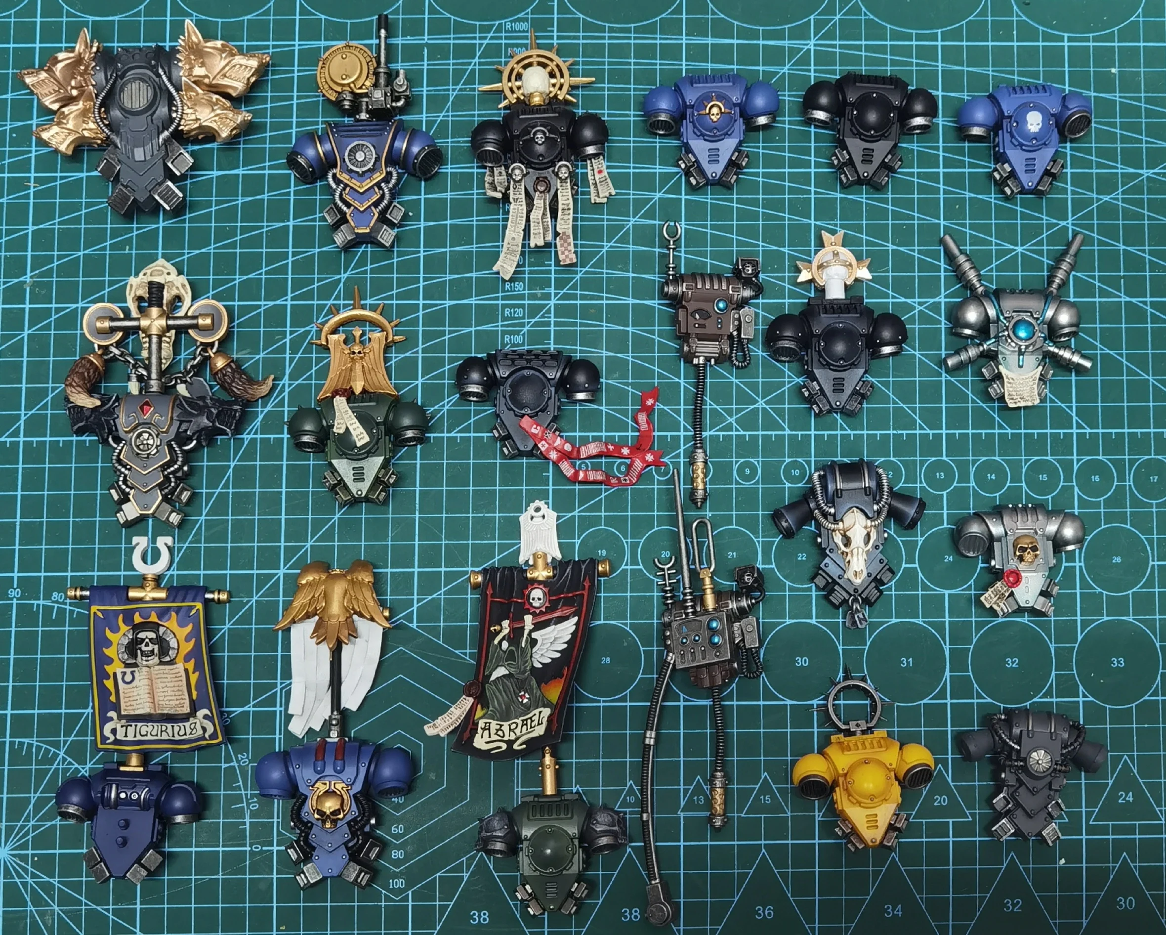 【05 Ongoing Updates】Joytoy 1/18 Toy Accessories  Model Accessories  Backpack   Blood Angels   Imperial Fists  Grey Knights