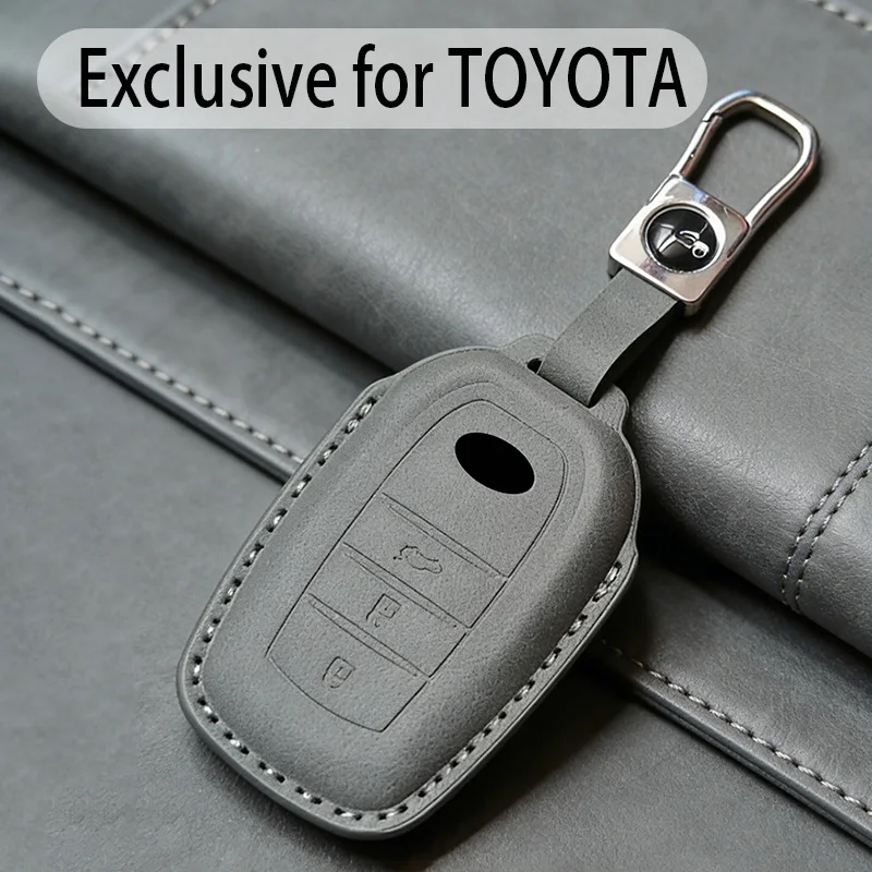 

Car Key Fob Cover Shell for Toyota Camry RAV4 Highlander Avalon C-HR Prius Corolla GT86 Altis Land Cruiser Hilux Durable Keyless
