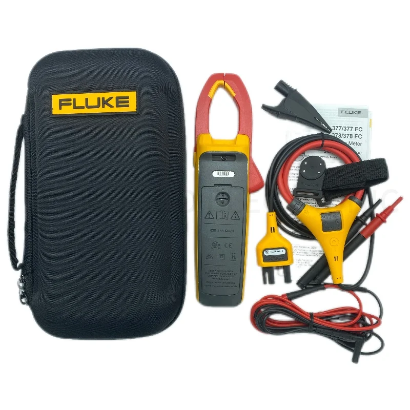 فلوك 377FC 378FC 377 378 مشبك جهد ذكي غير متصل يقيس تيار التيار المتردد حتى 2500 أمبير