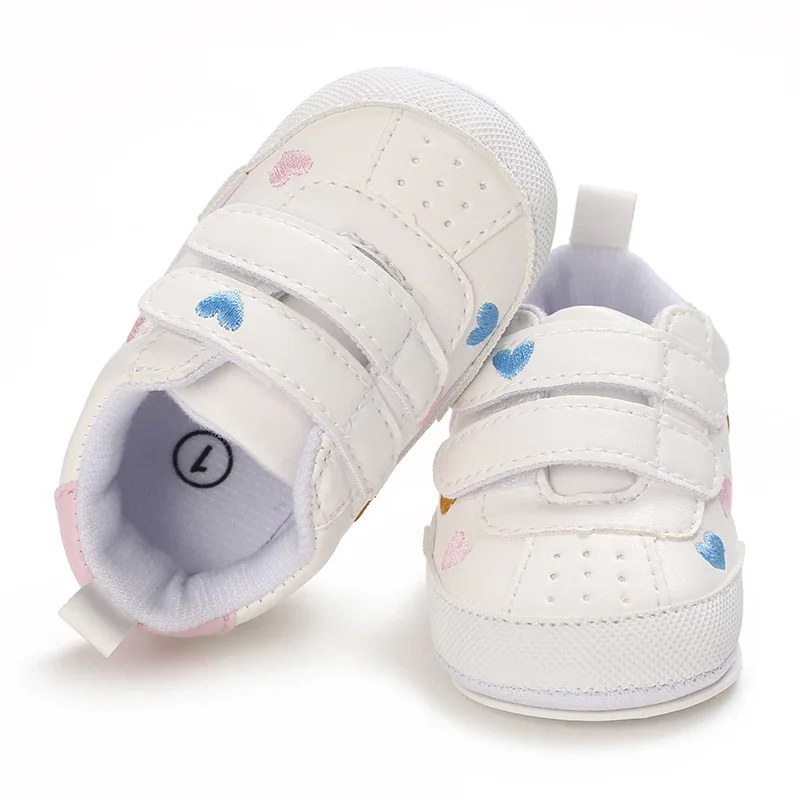 Lässige Babyschuhe für Kleinkinder, Mädchen, niedliche Lauflernschuhe mit weicher Sohle, Lauflernschuhe für Kleinkinder, 0–18 Monate – Detail 5