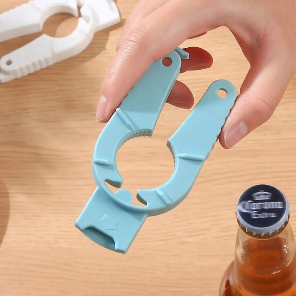 Kitchen Gadgets Plastic Japanese Style Bottle Opener Effortless Magnetic Can Opener Non-slip Bottle Lid Remover Girl