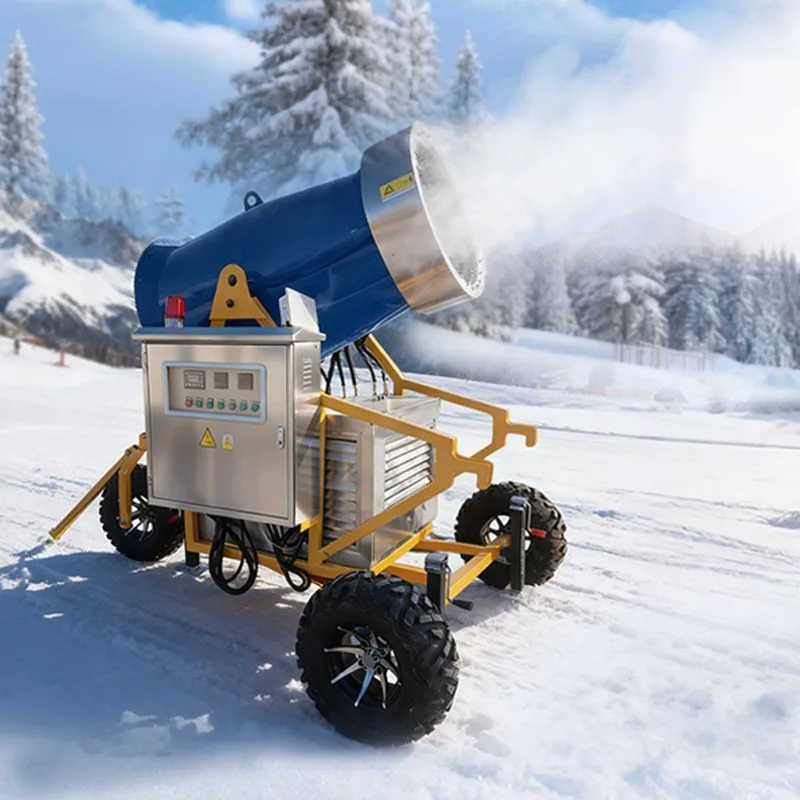 Commercial Outdoor Artificial Snow Making Machine Automatic Snow Gun Cannon for Ski Resorts Slopes