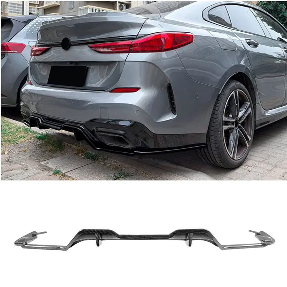 2020-2024 Car Rear Bumper Diffuser Spoiler Protective Cover Body Kit Exterior Tuning Accessories FOR BMW 2 Series F44 M Sport