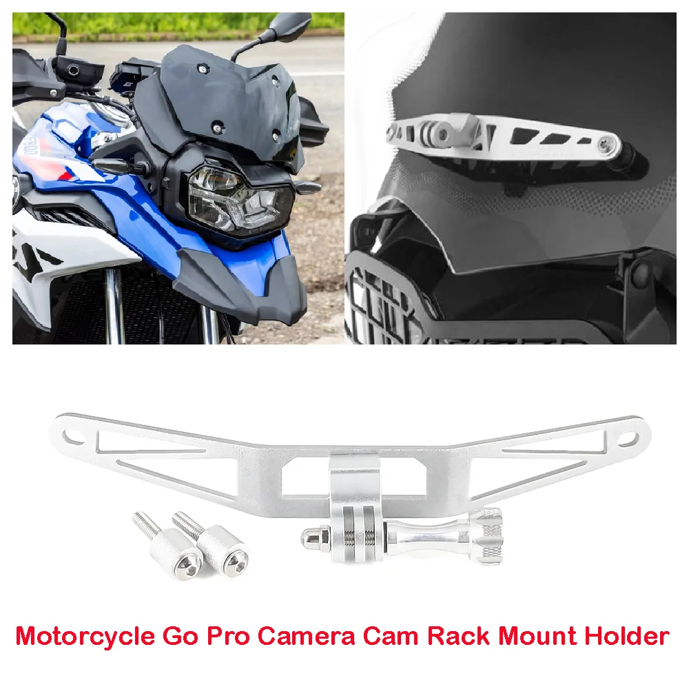 Fits for BMW F900GS ADV GS F900 Adventure F800GS 2024 2025 2026 Motorcycle Front Go Pro Camera Recorder Cam Rack Mount Holder